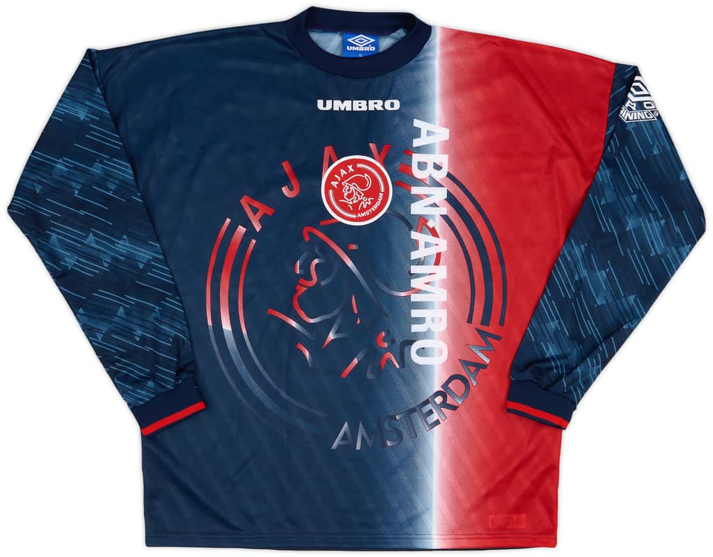 1995-96 Ajax Umbro Training L/S Shirt - 9/10 - (XL)