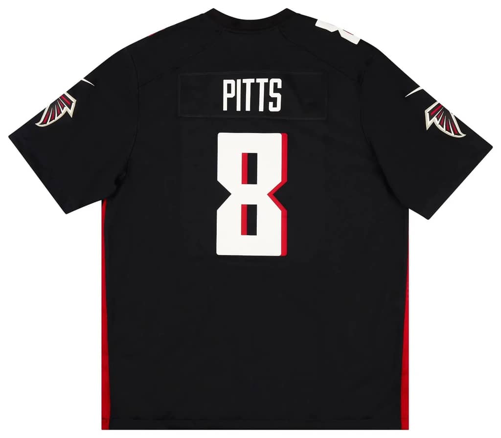 2021-23 Atlanta Falcons Pitts #8 Nike Game Jersey (Home) L - W/Tags