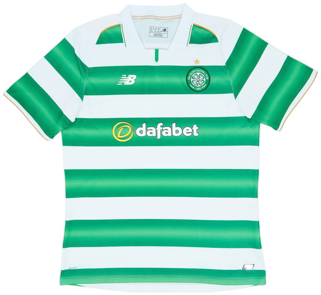 2016-17 Celtic Home Shirt - 8/10 - (XXL)