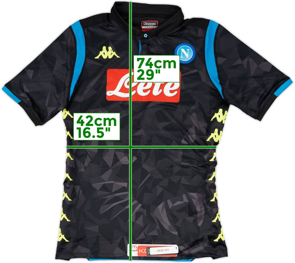 2018-19 Napoli Authentic European Away Shirt (L)