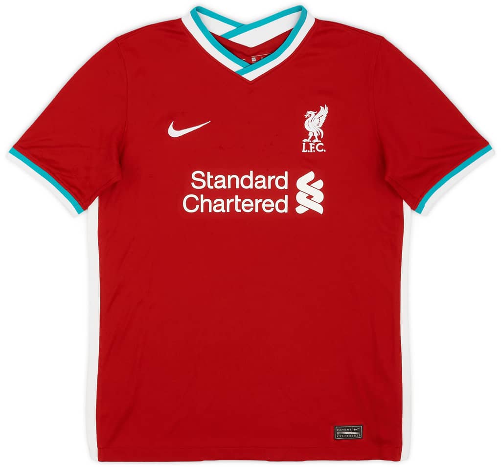 2020-21 Liverpool Home Shirt - 8/10 - (XL.Boys)