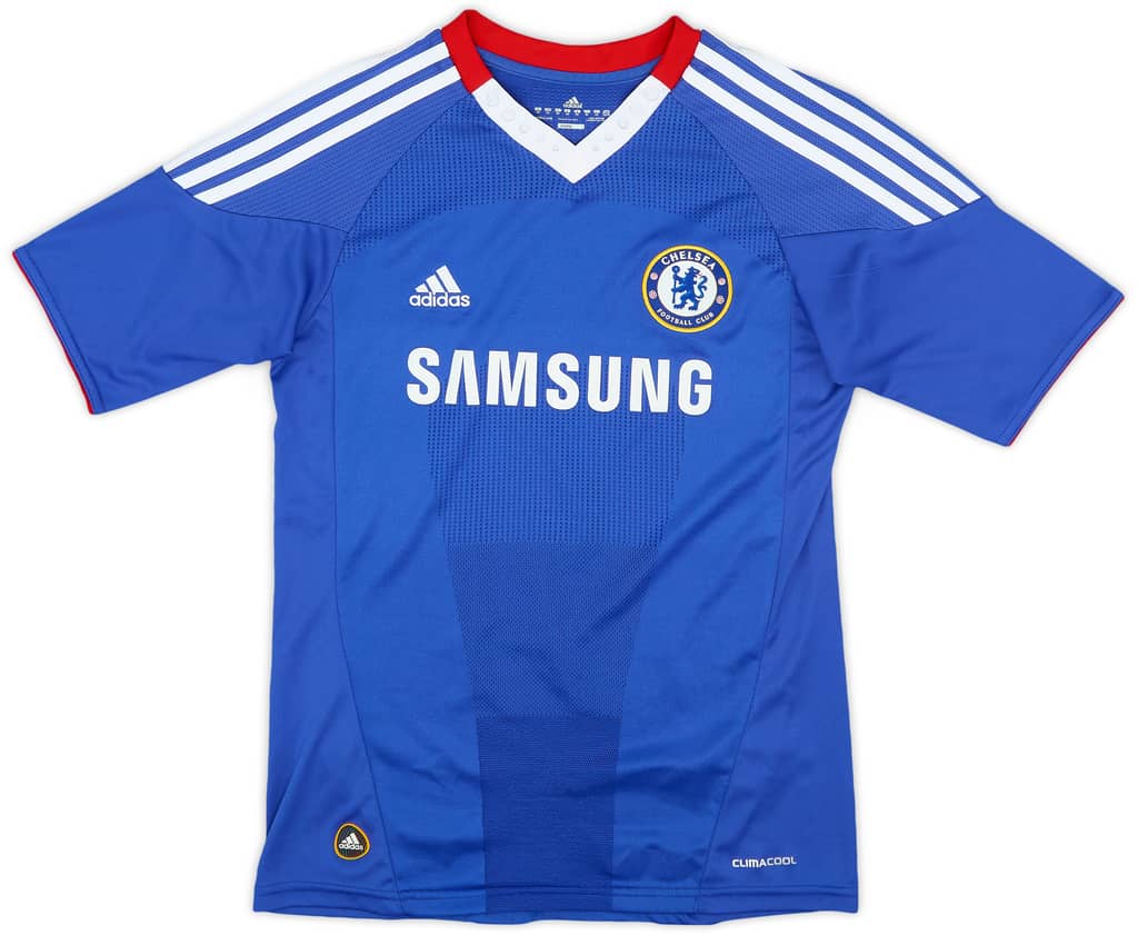 2010-11 Chelsea Home Shirt Drogba #11 - 9/10 - (XS)