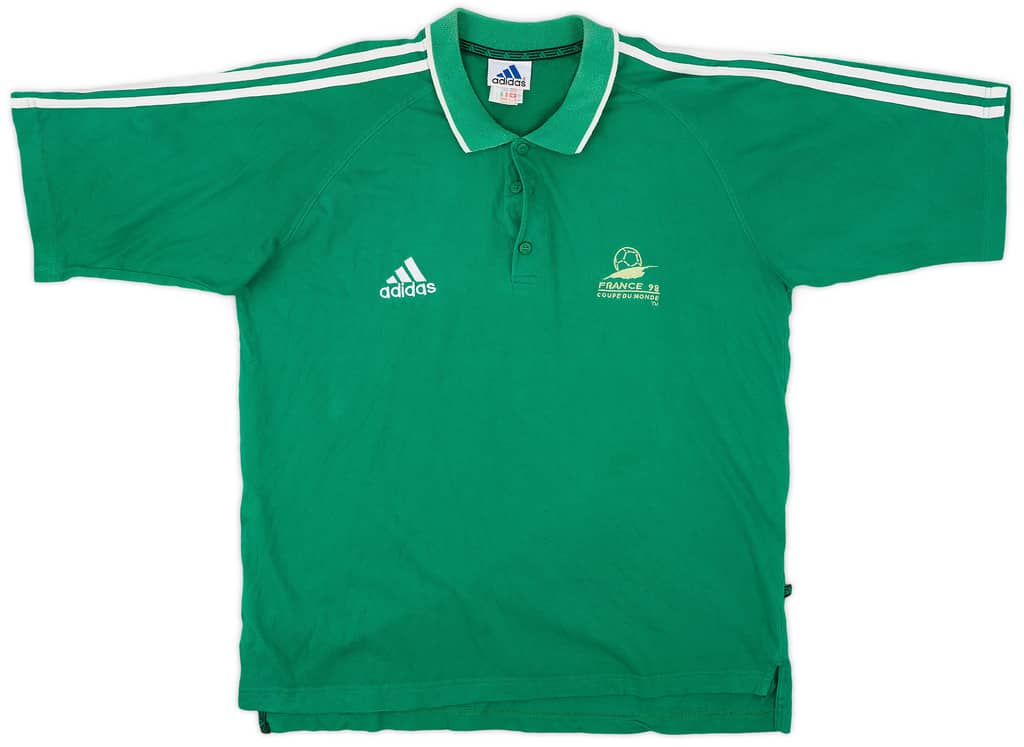 1998 France 98 Coupe Du Monde adidas Polo Shirt - 7/10 - (L)