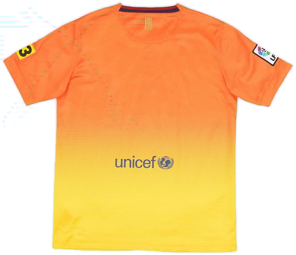 2012-13 Barcelona Away Shirt - 8/10 - (XL.Boys)