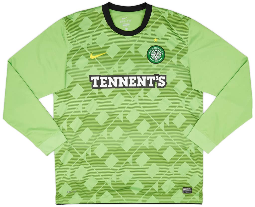 2010-11 Celtic Away L/S Shirt - 8/10 - (XL)
