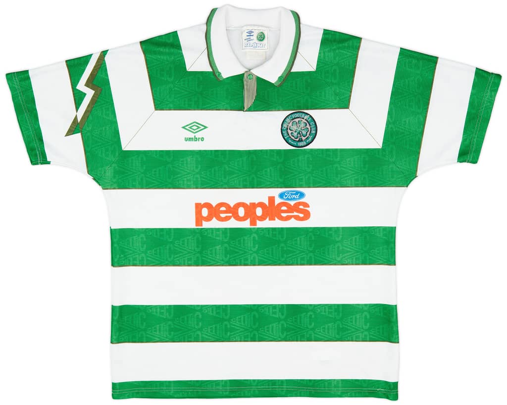 1991-92 Celtic Home Shirt - 6/10 - (L)