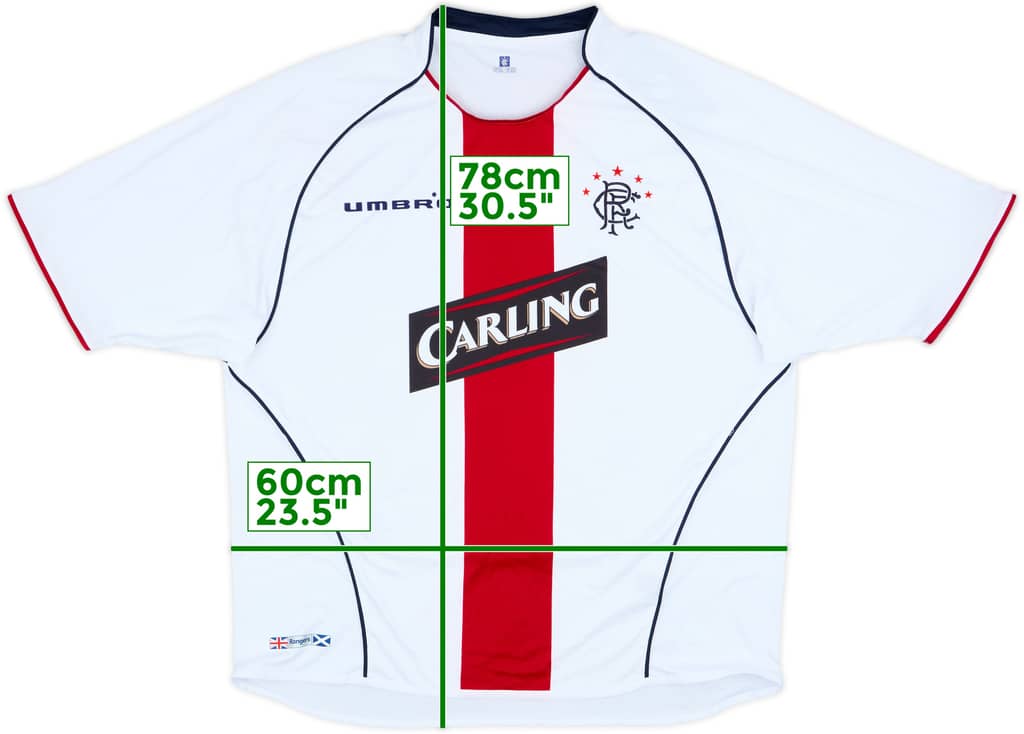 2005-06 Rangers Away Shirt - 8/10 - (XL)