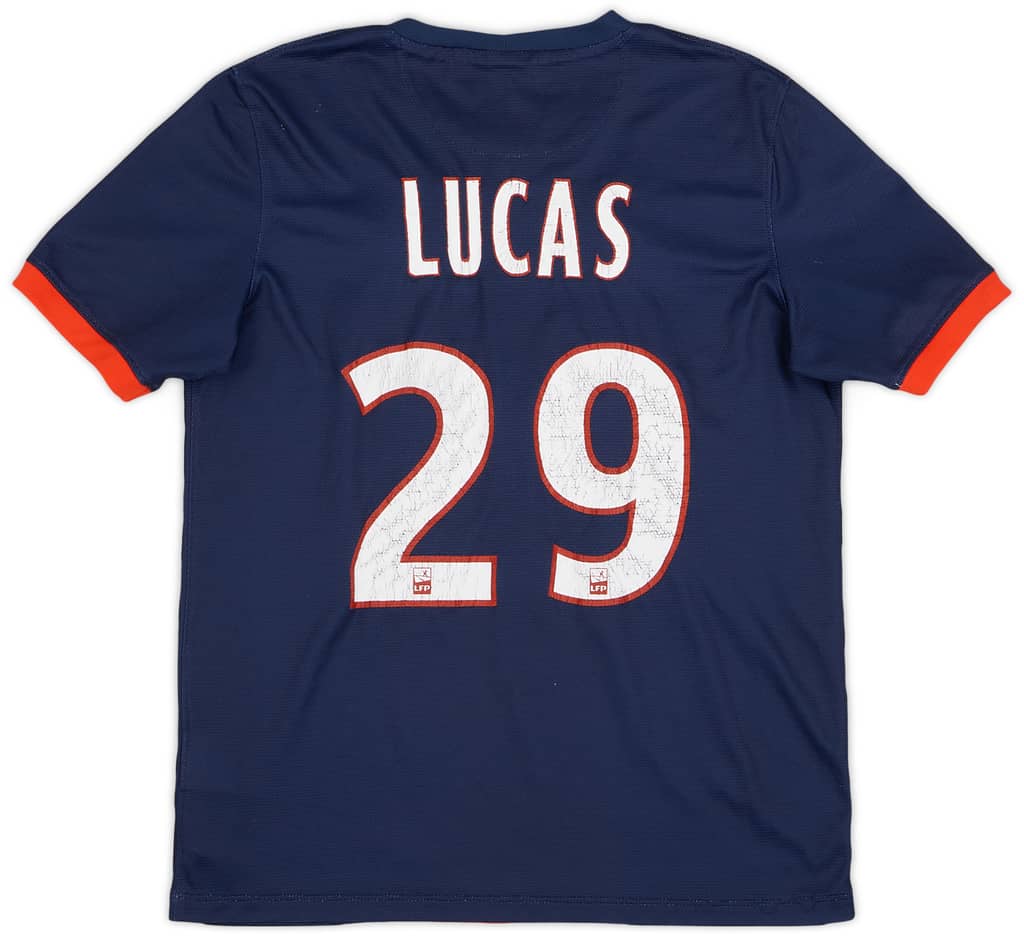2013-14 Paris Saint-Germain Home Shirt Lucas #29 - 5/10 - (XL.Boys)