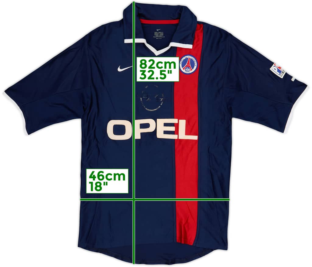 2001-02 Paris Saint-Germain Home Shirt - 4/10 - (S)