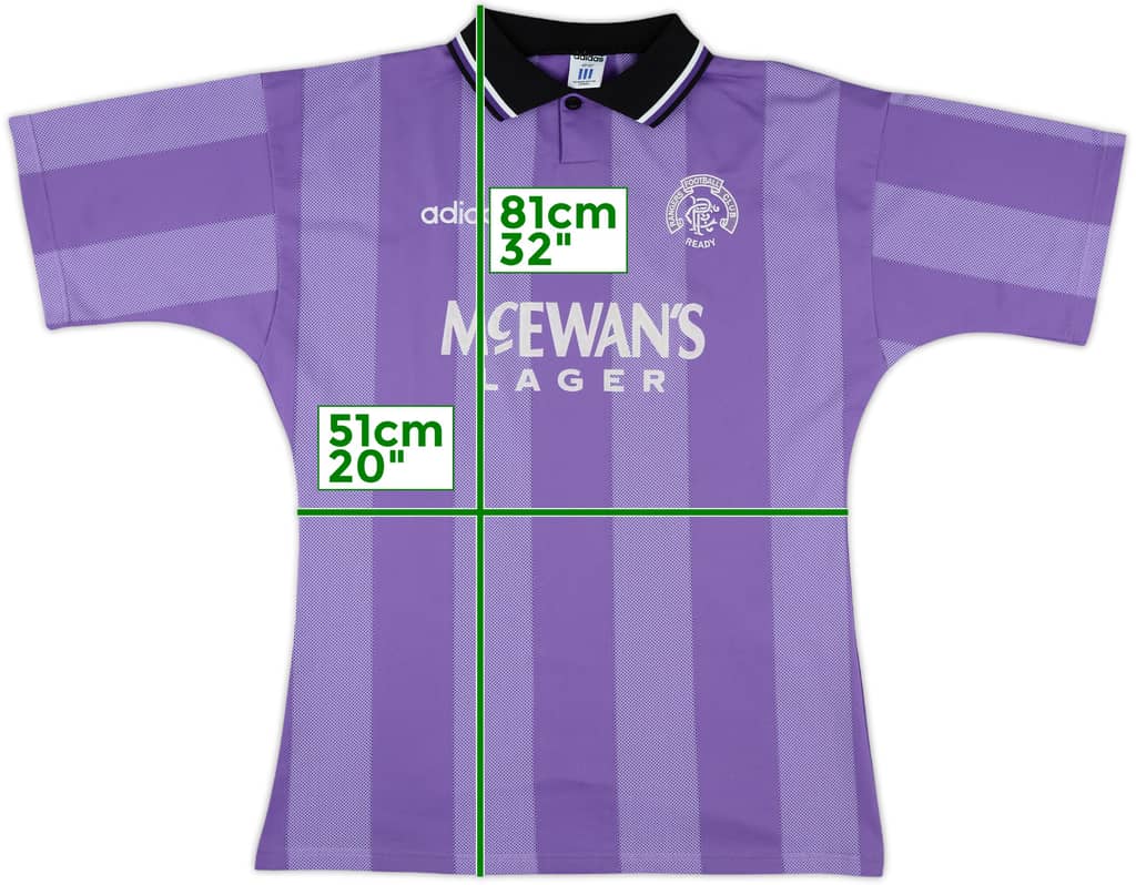 1994-95 Rangers European Shirt - 9/10 - (M/L)