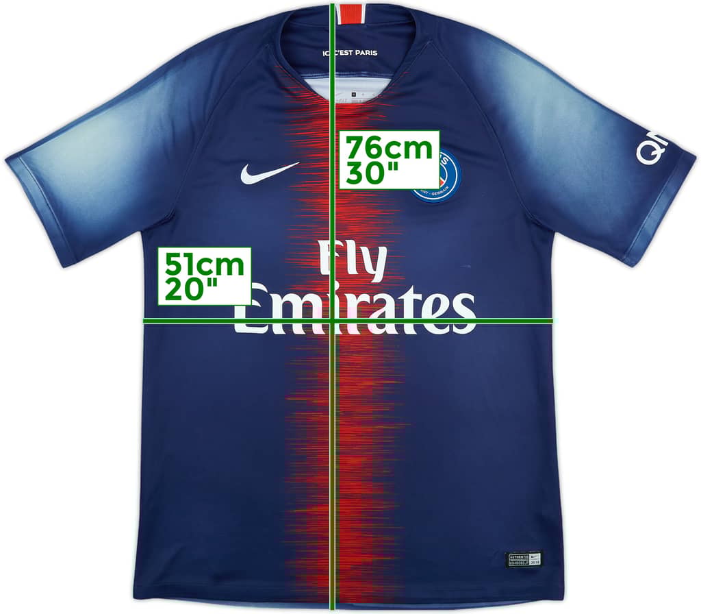 2018-19 Paris Saint-Germain Home Shirt - 3/10 - (M)