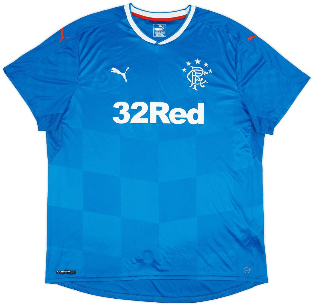 2016-18 Rangers Home Shirt - 9/10 - (3XL)
