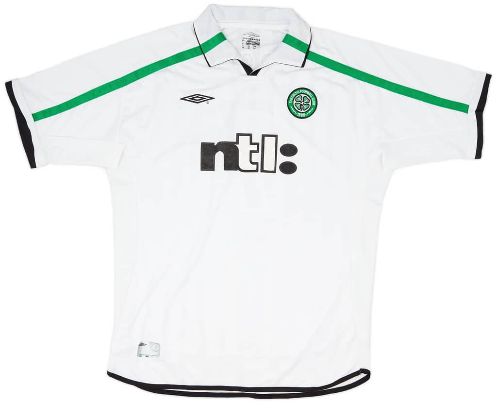 2001-02 Celtic Away Shirt Larsson #7 - 9/10 - (XL)