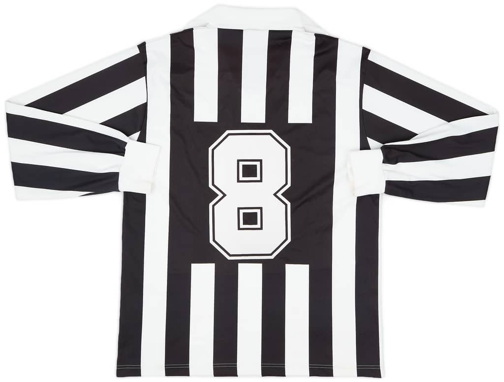 1989-90 Juventus Basic Home L/S Shirt #8 - 8/10 - (M)