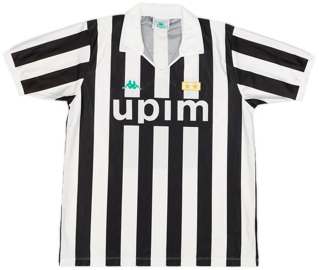 1991-92 Juventus Basic Home Shirt - 9/10 - (L)