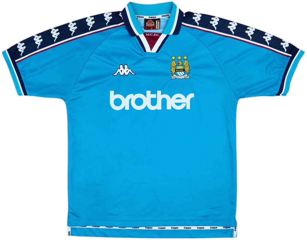 1997-99 Manchester City Home Shirt - 8/10 - (L)