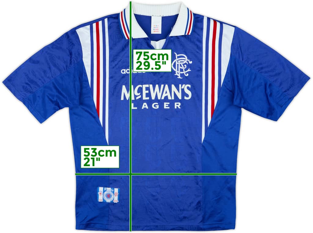 1996-97 Rangers Home Shirt - 7/10 - (L)