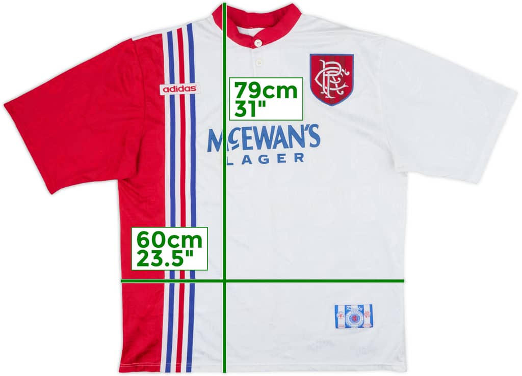 1996-97 Rangers Away Shirt - 7/10 - (XL)