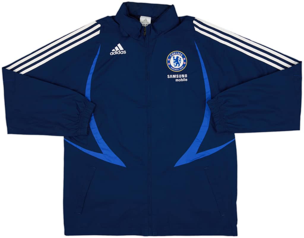 2007-08 Chelsea adidas Hooded Rain Jacket - 8/10 - (M)