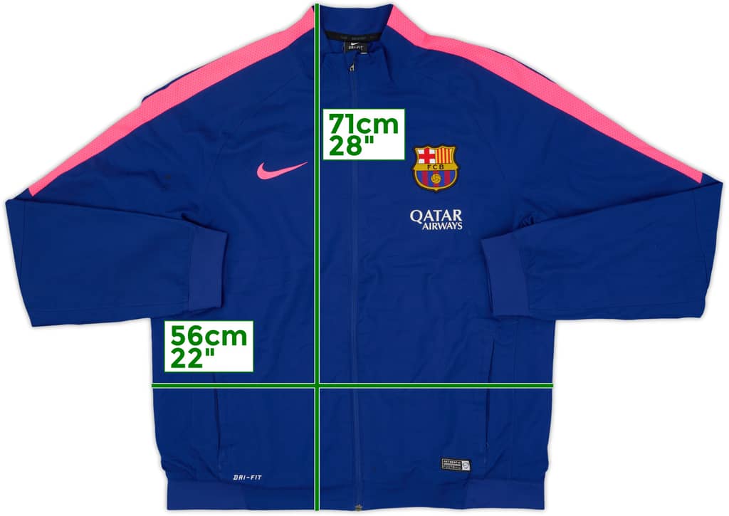 2014-15 Barcelona Nike Track Jacket - 7/10 - (XXL)