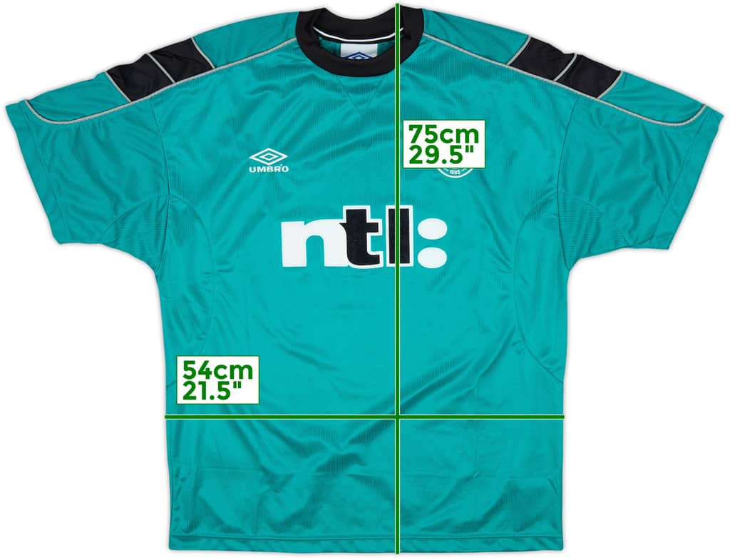 1999-00 Celtic Umbro Training Shirt - 10/10 - (L)