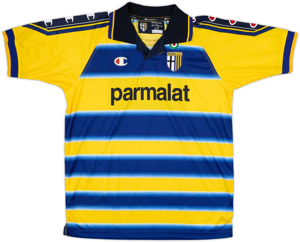 1998-99 Parma Home Shirt - 9/10 - (Y)
