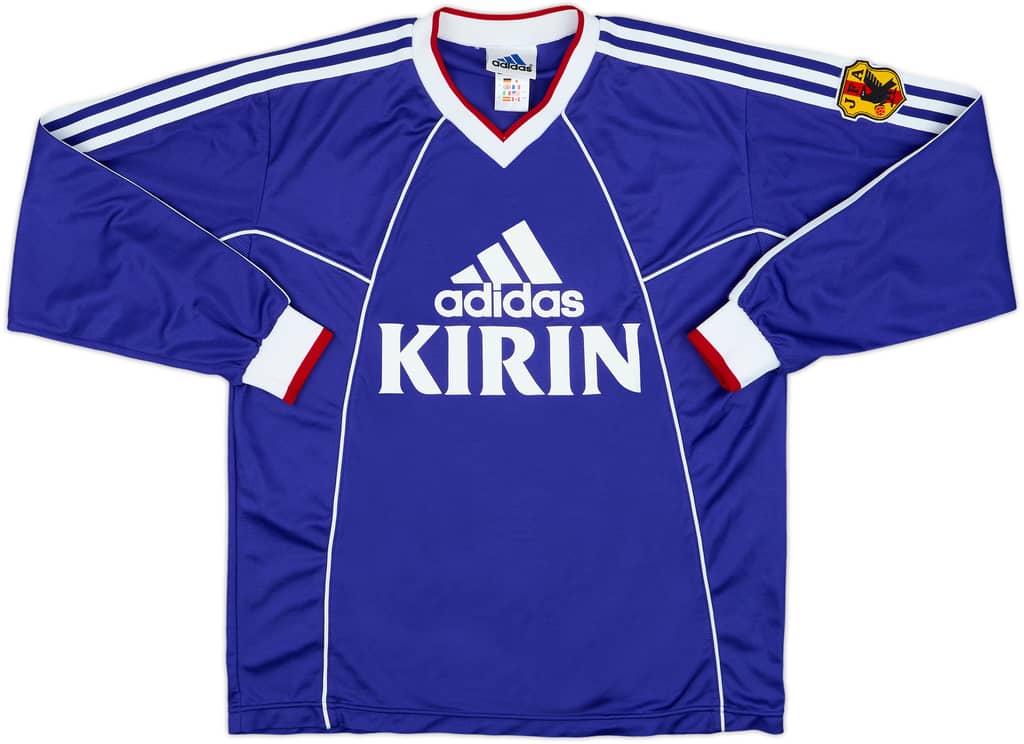 2001-02 Japan adidas Training L/S Shirt - 10/10 - (M)