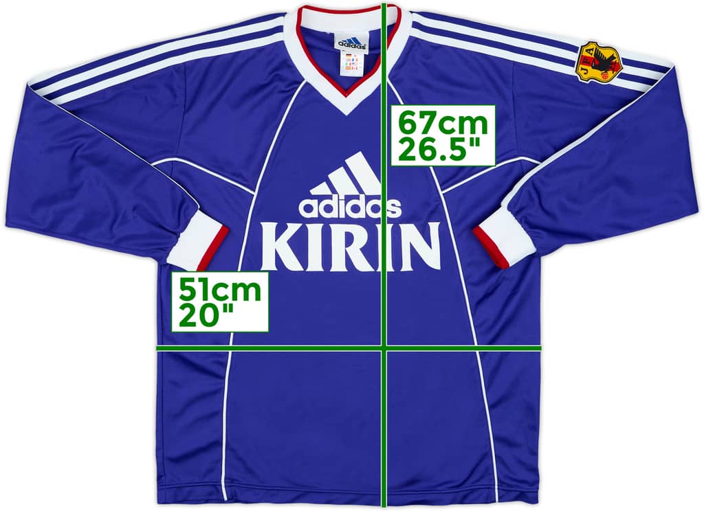 2001-02 Japan adidas Training L/S Shirt - 10/10 - (M)