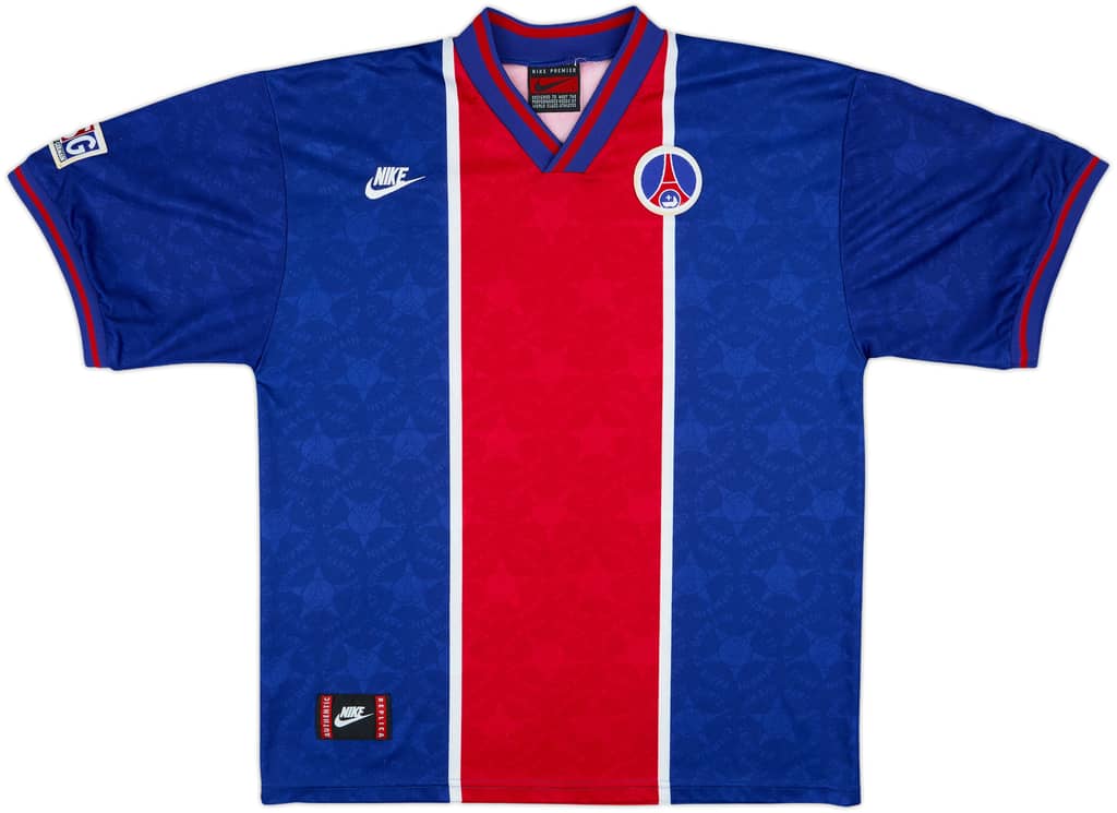 1995-96 Paris Saint-Germain Home Shirt - 8/10 - (L)