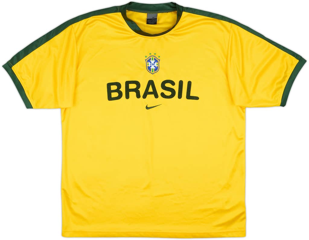 2002 Brazil Nike Training Shirt - 8/10 - (L)