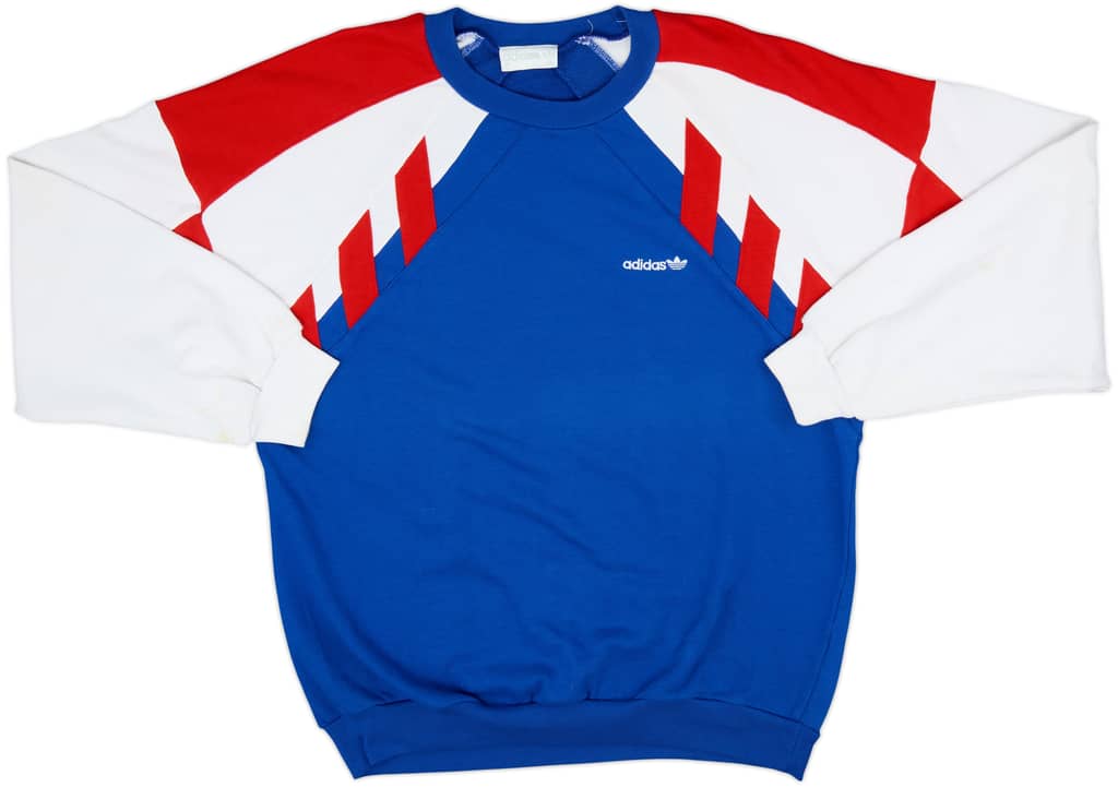 1990-92 Adidas Sweat Top (France) - 8/10 - (XL/XXL)