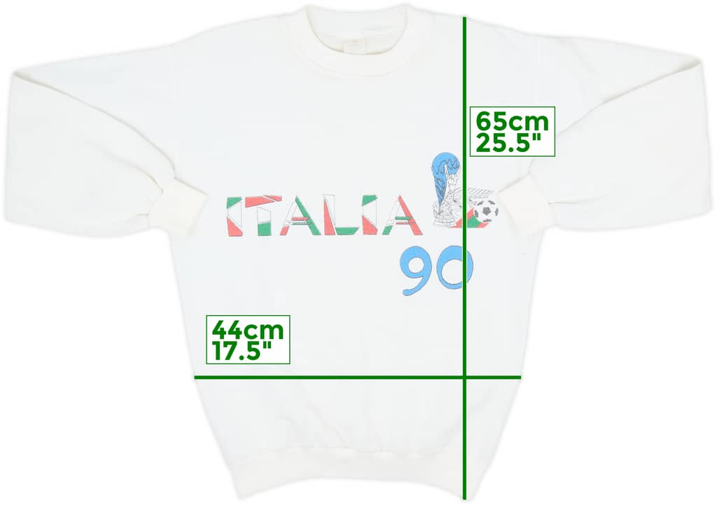1990 Italia 90 Sweat Top - 7/10 - (M)