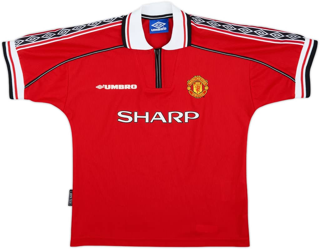 1998-00 Manchester United Home Shirt - 8/10 - (L.Boys)