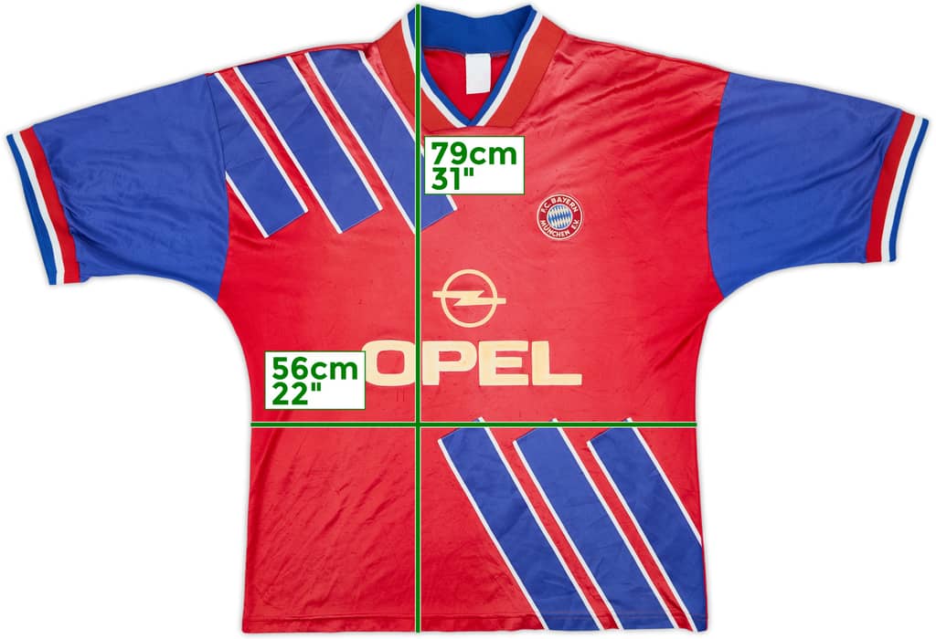 1993-95 Bayern Munich Home Shirt - 5/10 - (XL)