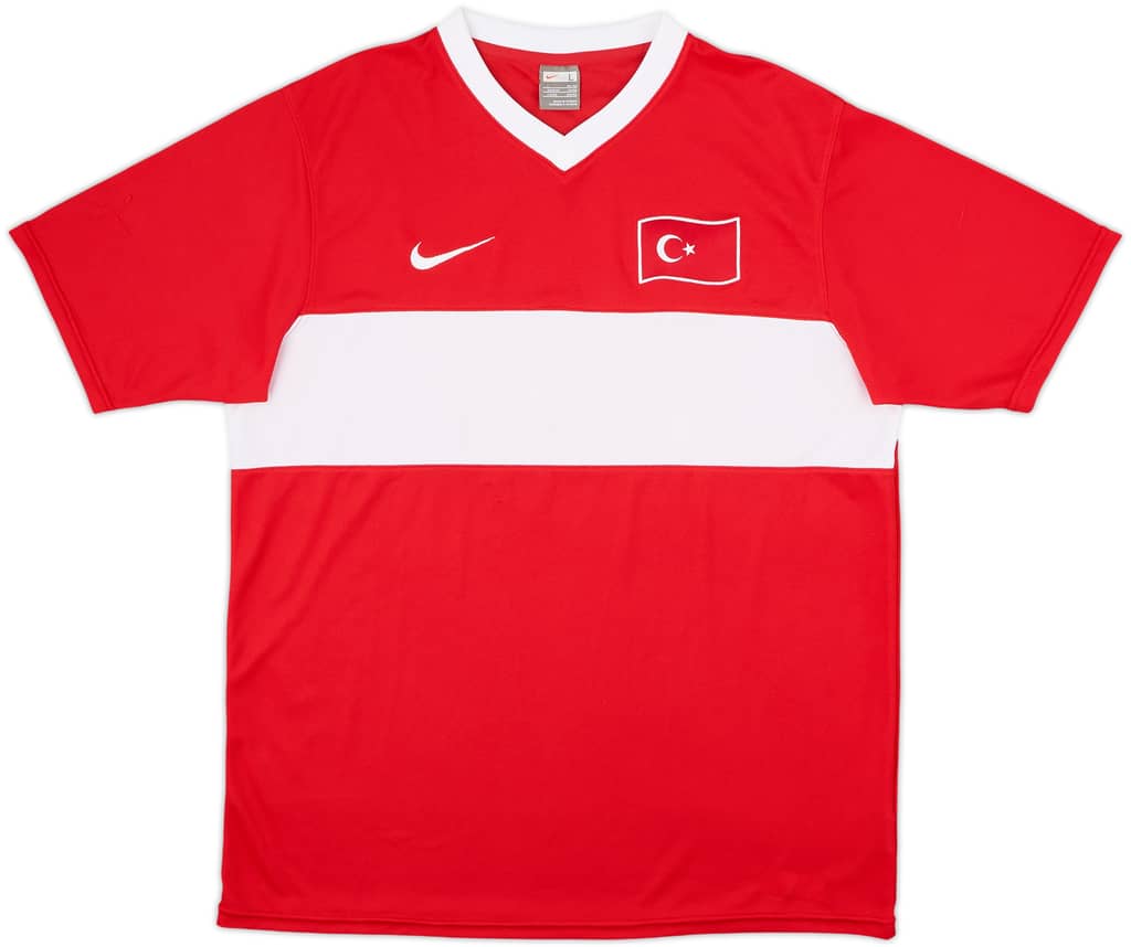 2008-10 Turkey Basic Home Shirt - 8/10 - (L)