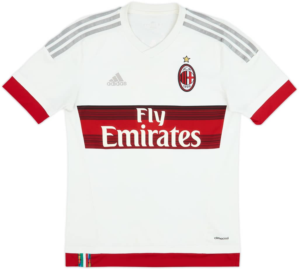 2015-16 AC Milan Away Shirt Menez #7 - 6/10 - (S)