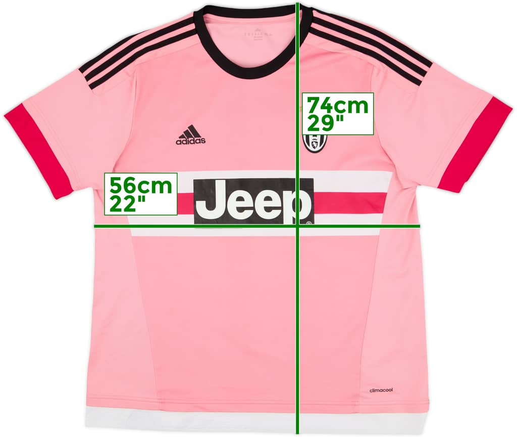 2015-16 Juventus Away Shirt - 7/10 - (XL)