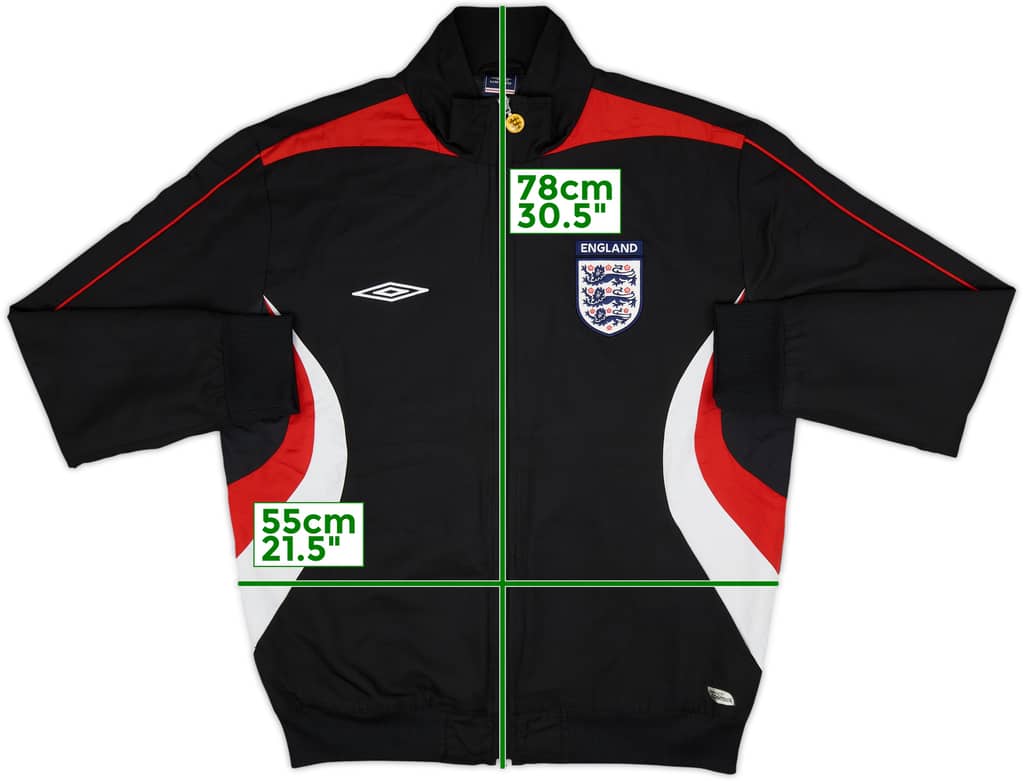 2005-07 England Umbro Track Jacket - 8/10 - (M)