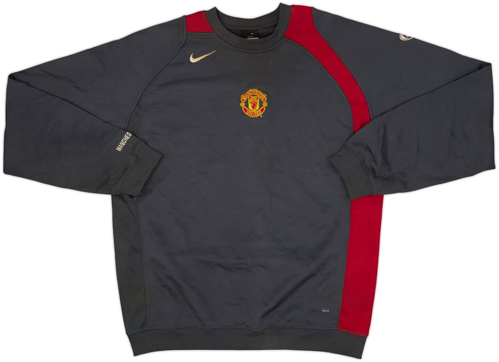 2004-05 Manchester United Nike Sweat Top - 7/10 - (L)