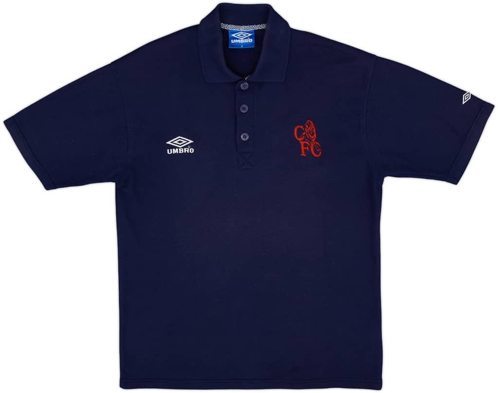 1999-01 Chelsea Umbro Polo Shirt - 9/10 - (M)