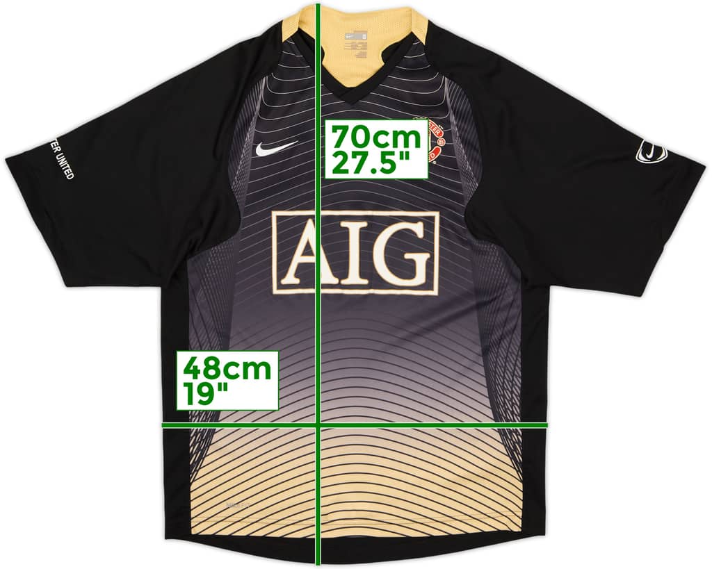 2007-08 Manchester United Nike Training Shirt - 7/10 - (S)