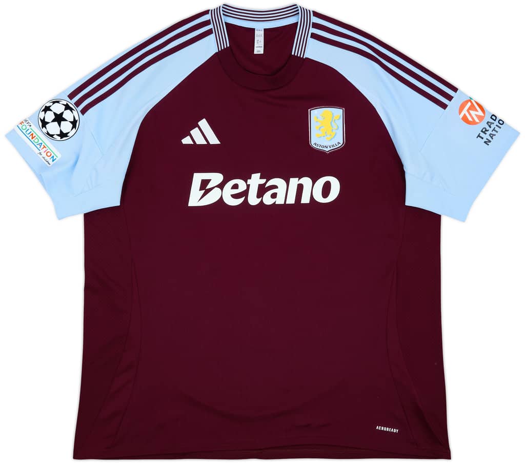2024-25 Aston Villa Home Shirt - 10/10 - (XXL)
