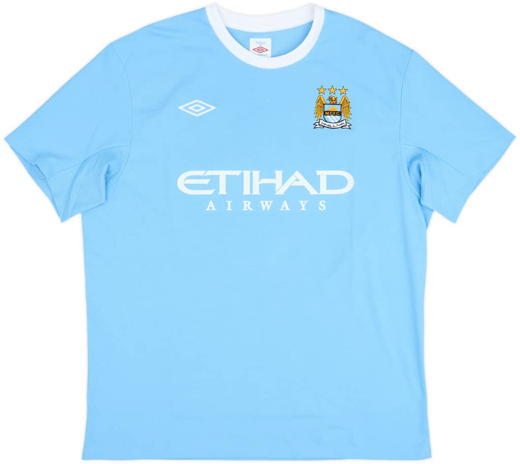 2009-10 Manchester City Home Shirt Tevez #32 - 8/10 - (XL)