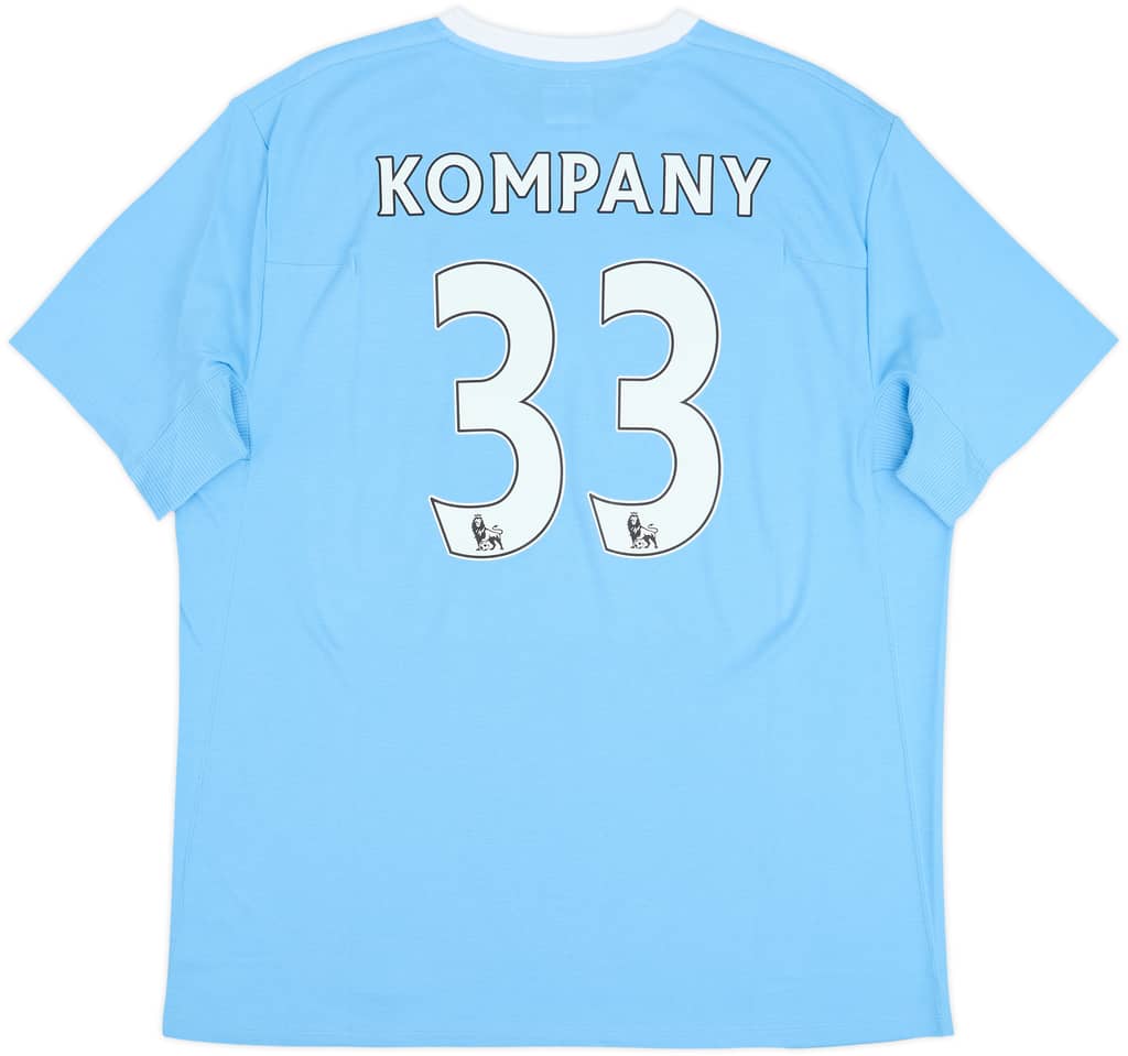 2009-10 Manchester City Home Shirt Kompany #33 - 8/10 - (XL)
