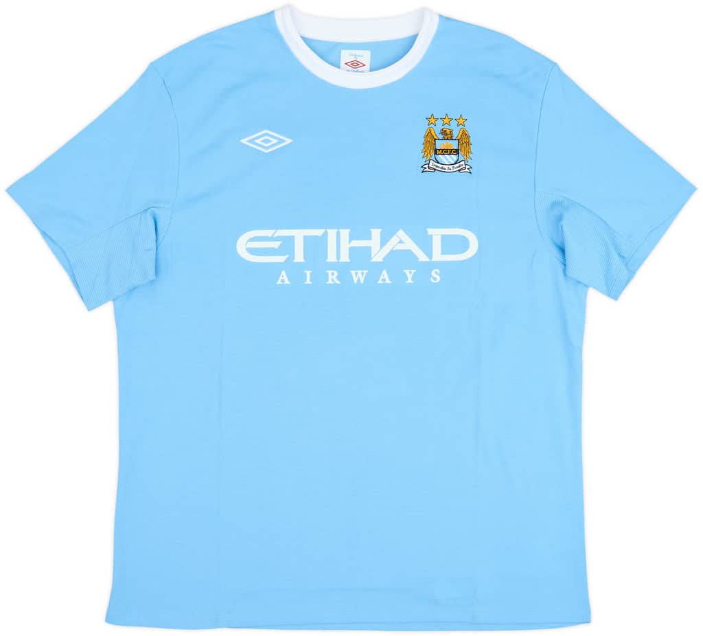 2009-10 Manchester City Home Shirt Kompany #33 - 8/10 - (XL)