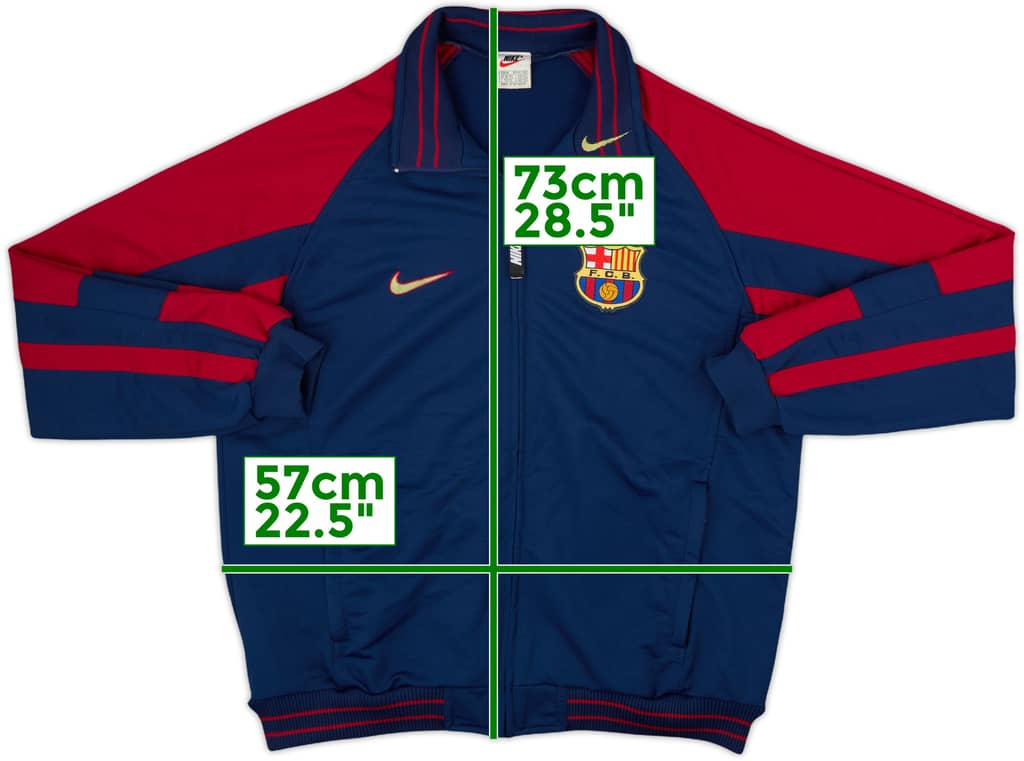 1998-99 Barcelona Nike Track Jacket - 8/10 - (M)