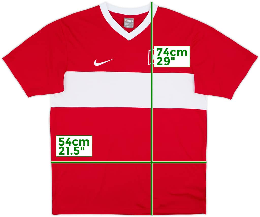 2008-10 Turkey Basic Home Shirt - 9/10 - (L)