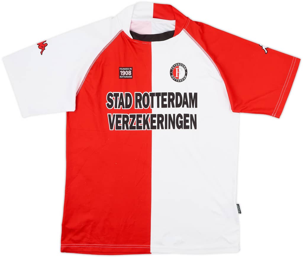 2002-03 Feyenoord Home Shirt - 7/10 - (XL.Boys)
