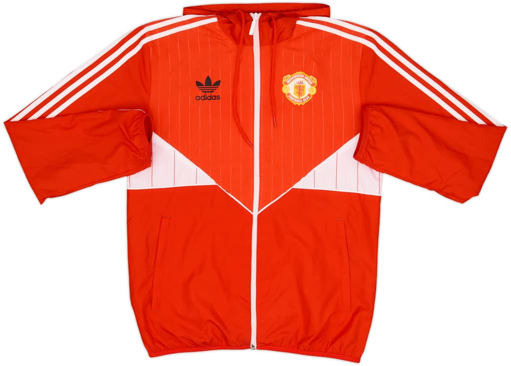 2016-17 Manchester United adidas Originals Hooded Track Jacket - 7/10 - (XS)