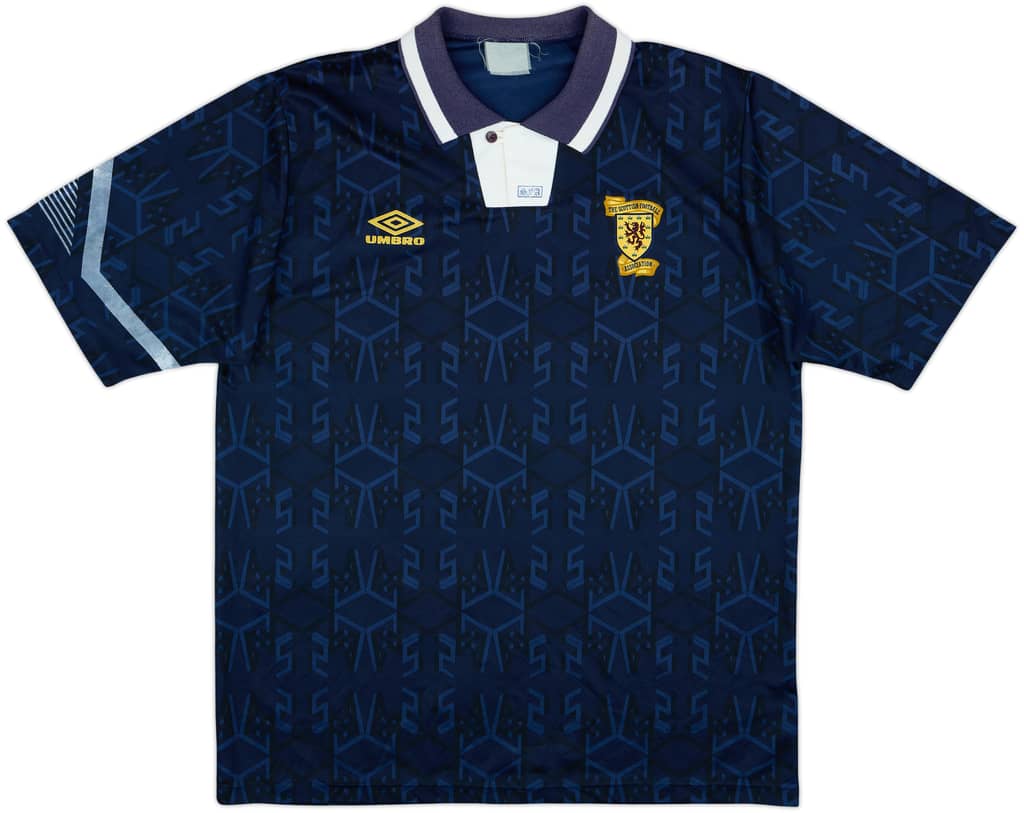 1991-94 Scotland Home Shirt - 8/10 - (XL)